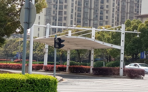膜结构遮阳雨棚