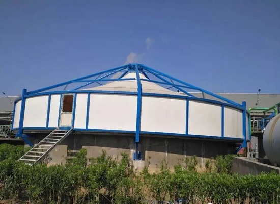 污水池反吊膜_污水池盖板