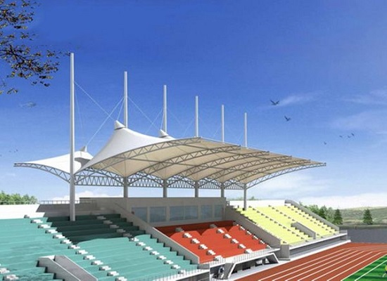 张拉膜结构看台