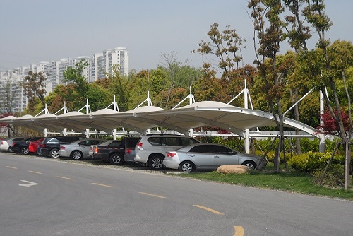 膜结构停车遮阳雨棚