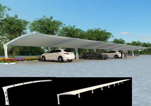 张拉膜结构汽车停车棚雨棚 张拉膜结构汽车停车棚雨棚