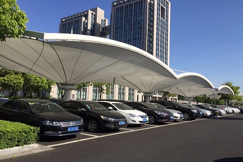 膜结构停车棚 膜结构停车棚