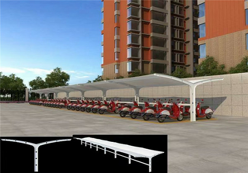 膜结构电动车停车棚 膜结构电动车停车棚