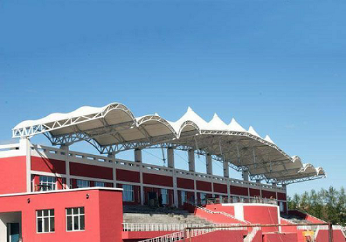 膜结构体育看台遮阳雨棚 膜结构体育看台遮阳雨棚