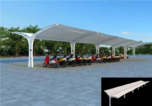 膜结构电动车棚 膜结构电动车棚