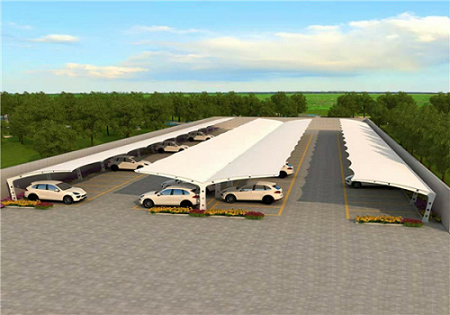 张拉膜结构停车棚 张拉膜结构停车棚