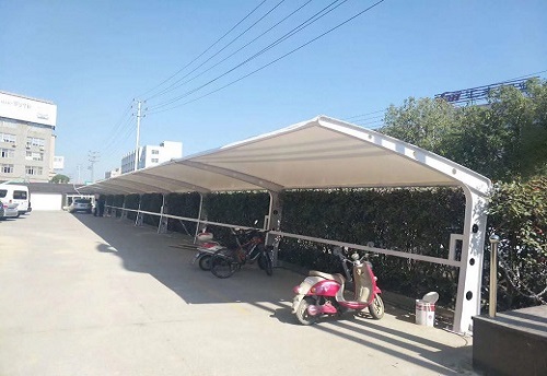 膜结构电动车车棚 膜结构电动车车棚