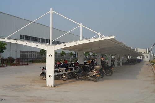 膜结构非机动车停车棚 膜结构非机动车停车棚