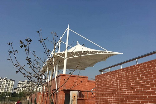 学校操场看台钢膜结构顶棚 学校操场看台钢膜结构顶棚