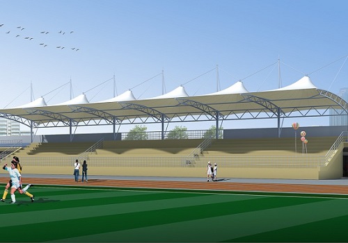 钢膜结构风雨球场顶棚